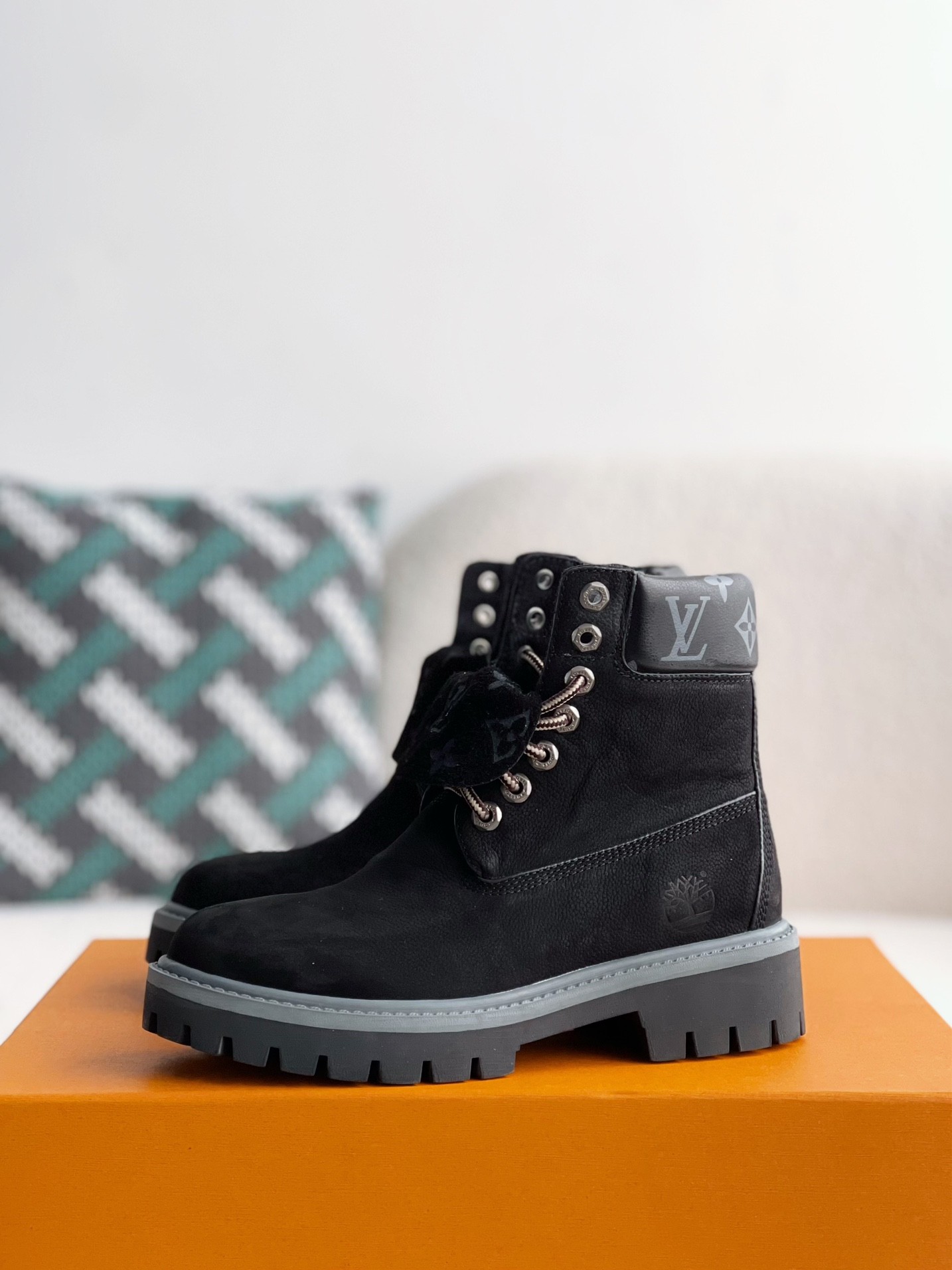 L X V & Timland Martin boots