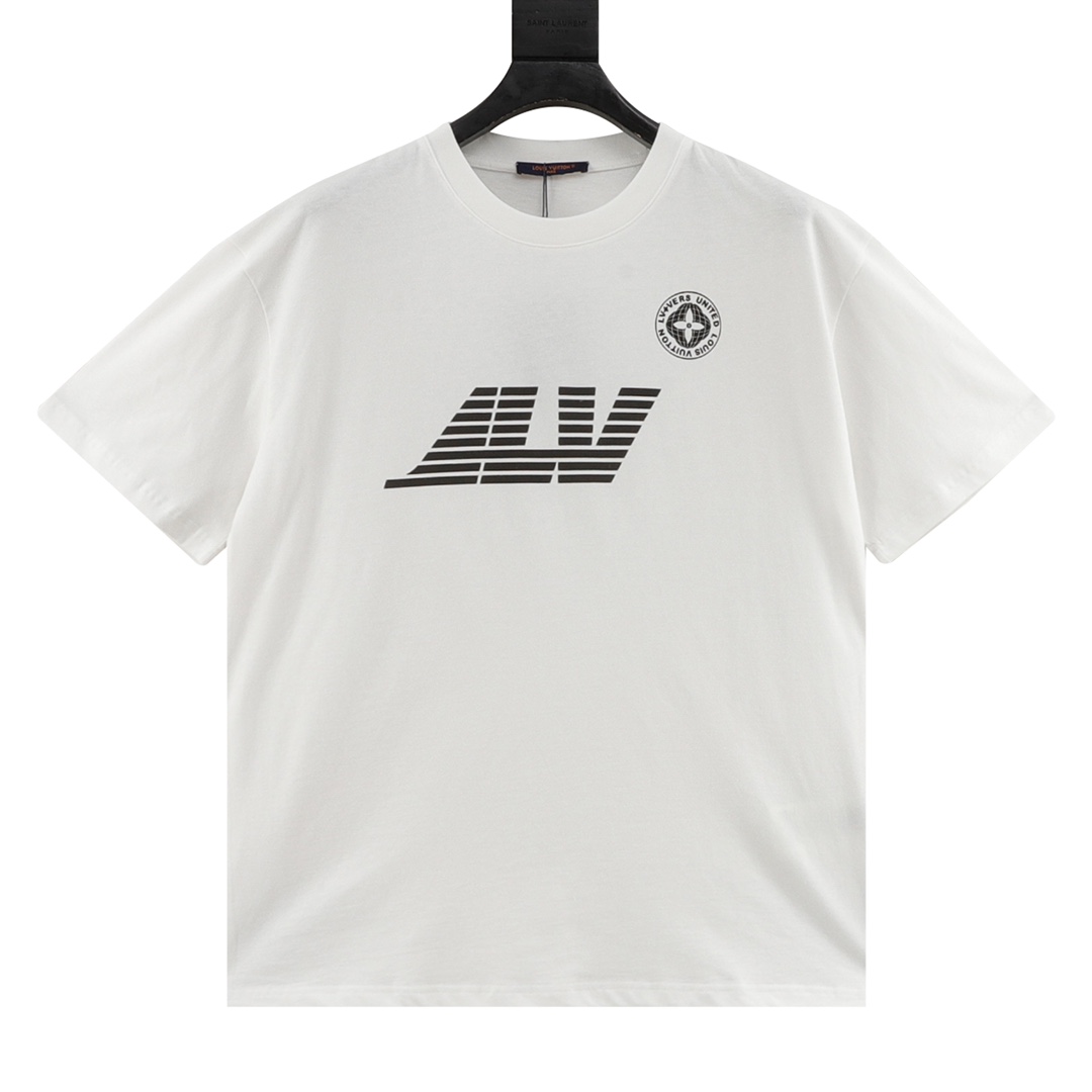L X V Logo lettering T-shirt