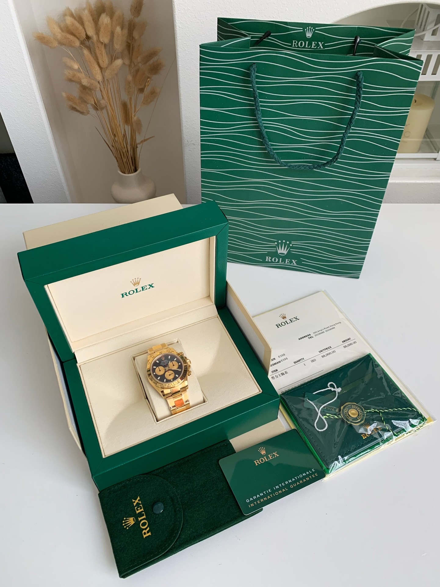 RLX Cosmograph Daytona All Gold Series Men's Watch detail 10