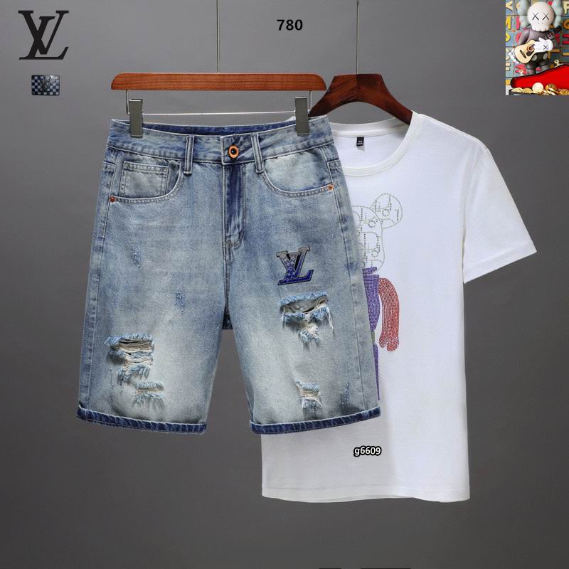 L X V Jean shorts