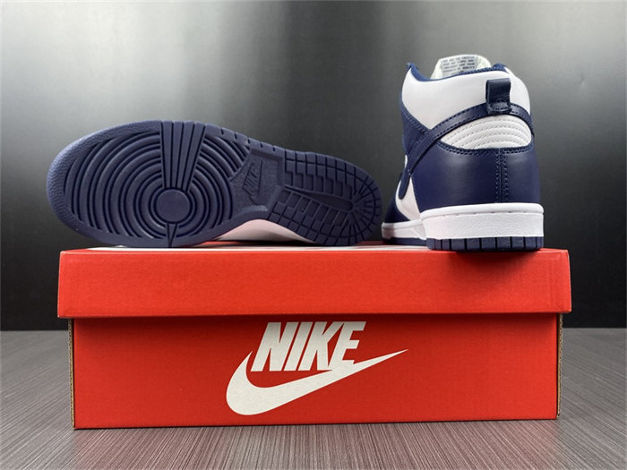 NK DUNK HIGH 'MIDNIGHT NAVY' SKU DD1399-104 detail 6