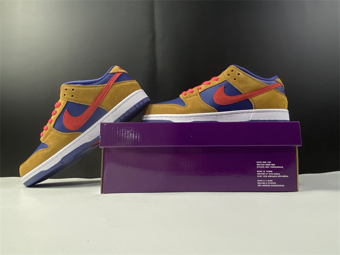 NK SB Dunk Low Reverse Papa Bear BQ6817-700 detail 2