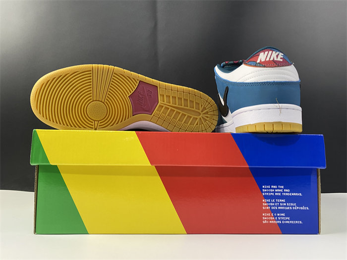 NK Dunk SB Low Pro QS Parra DH7695-100 detail 6