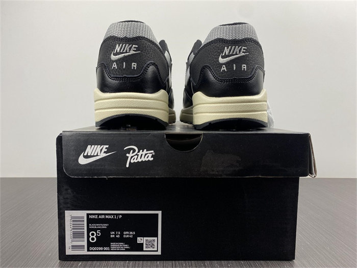 NK Air Max 1 Patta Waves Black DQ0299-001 detail 5