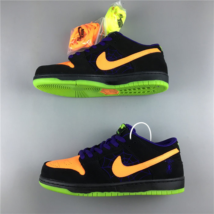 NK SB Dunk Low Night of Mischief Halloween BQ6817-006 detail 2