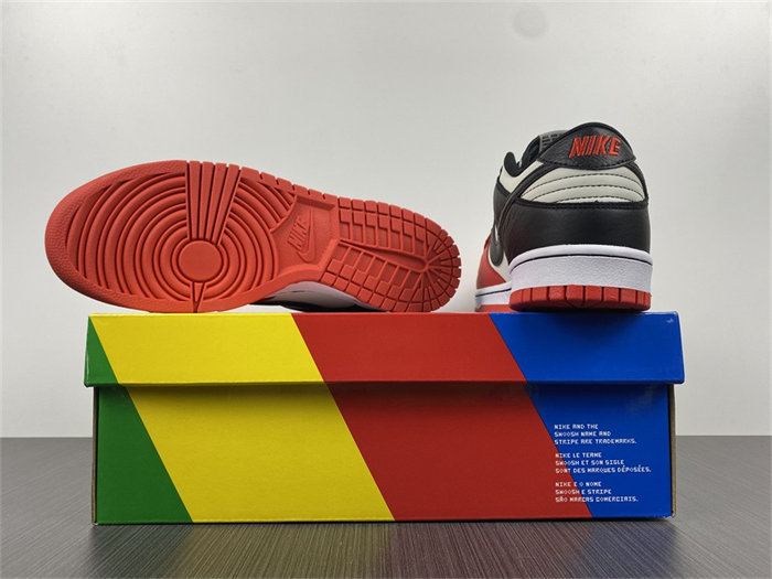 NK Dunk Low EMB NBA 75th Anniversary Chicago DD3363-100 detail 6