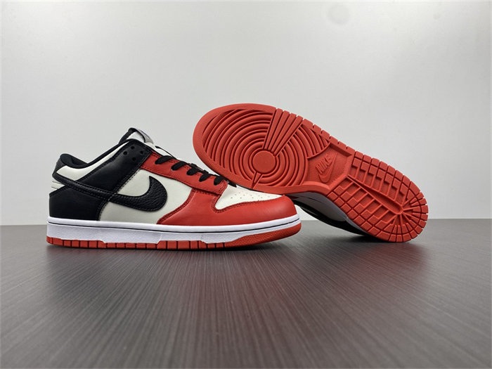 NK Dunk Low EMB NBA 75th Anniversary Chicago DD3363-100 detail 3