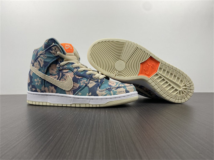 NK SB Dunk High Hawaii CZ2232-300 detail 3