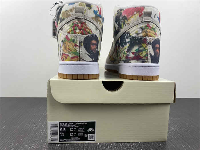 NK SB Dunk High Supreme Rammellzee FD8779-100 detail 5