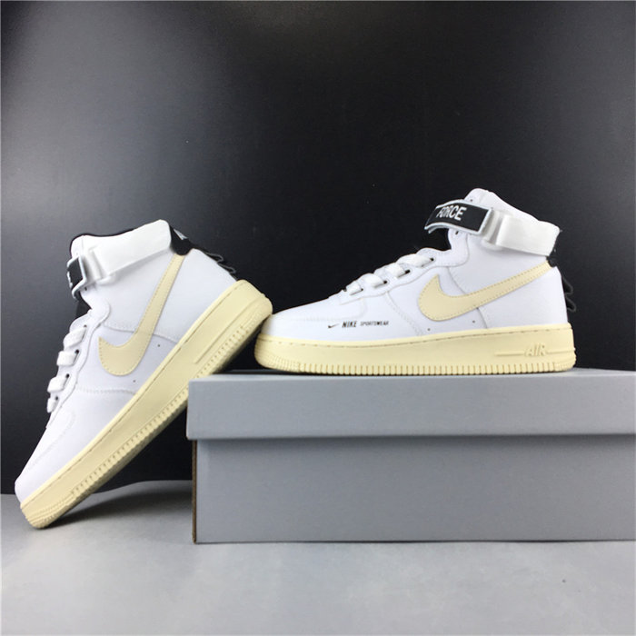 NK Air Force 1 High Utility White Light Cream AJ7311-100 detail 2