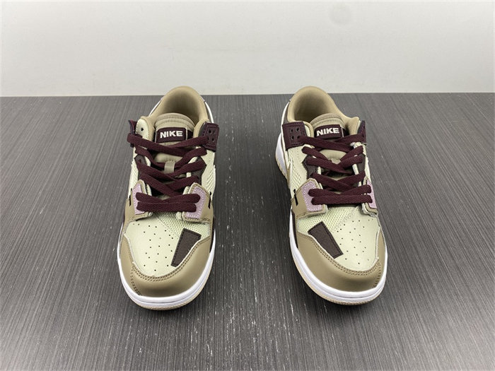 NK Dunk Low Scrap Latte DH7450-100 detail 4