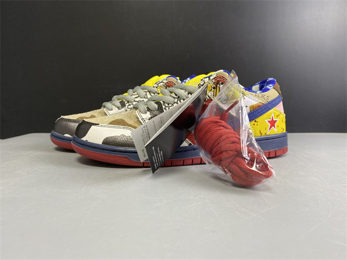 NK DUCK LOW PRO WHITE RED YELLOW 318403-175