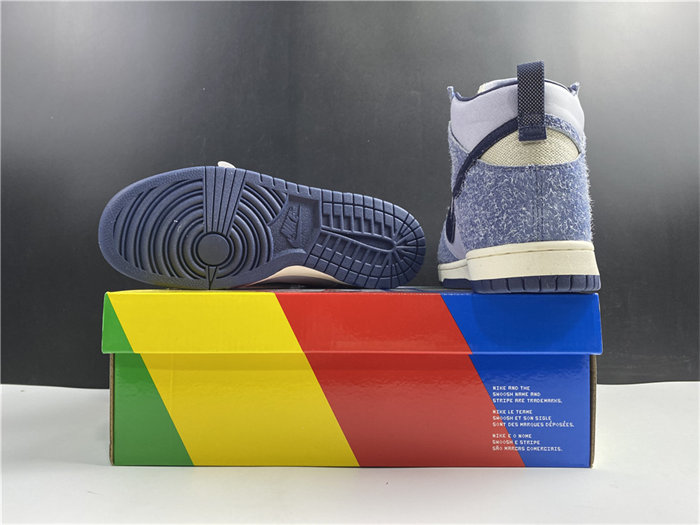 NK Dunk High AB Notre Midnight Navy CW3092 -400 detail 6