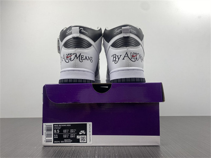 NK SB Dunk High Supreme By Any Means Black DN3741-002 detail 5