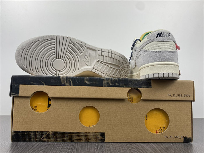 NK Dunk Low OW Lot 20 DJ0950-115 detail 6
