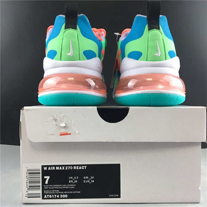 NK Air Max 270 React Psychedelic Movement AT6174-300 detail 5