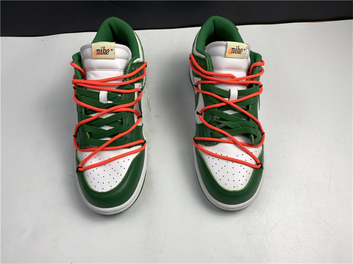 OW x NK Dunk Low CT0856-100 detail 4