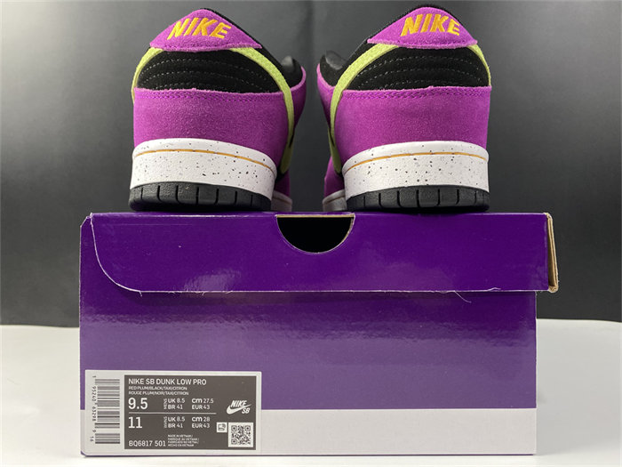 NK SB Dunk Low Pro ACG Terra Red Plum BQ6817-501 detail 5