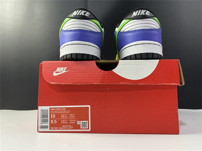 NK Dunk Low Green Strike DD1503-106 detail 5