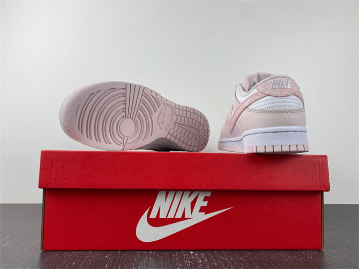 NK Dunk Low Essential Paisley Pack Pink FD1449-100 detail 3