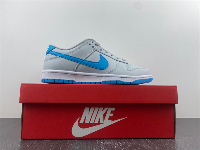 NK Dunk Low Retro Pure Platinum Blue Lightning DV0831-001 detail 4