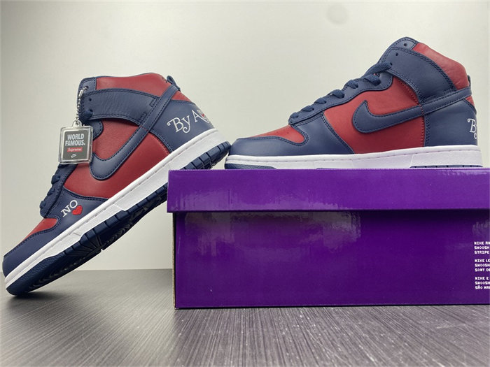 NK SB Dunk High Supreme By Any Means Navy DN3741-600 detail 2