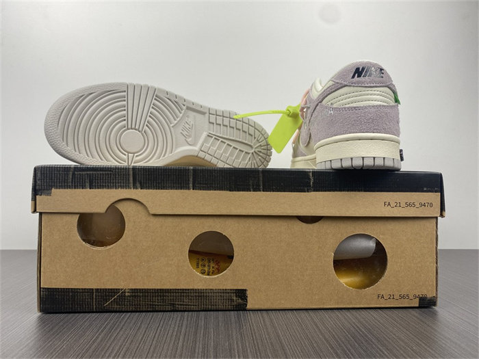 NK Dunk Low OW Lot 12 DJ0950-100 detail 6
