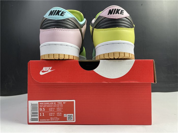 NK Dunk Low Free 99 Black DH0952-001 detail 5