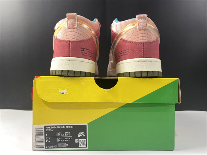 NK Dunk Mid Social Status Free Lunch Strawberry Milk DJ1173-600 detail 5