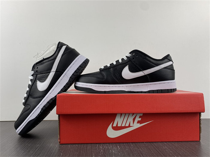 NK Dunk Low Black White DJ6188-002 detail 2