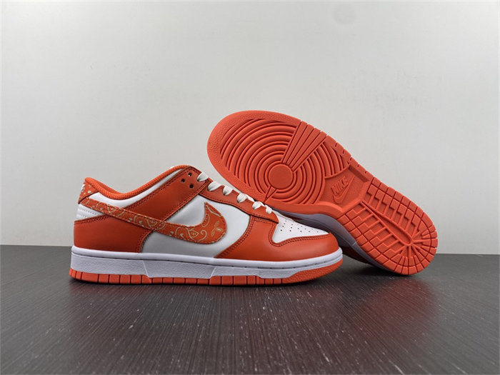 NK Dunk Low Essential Paisley Pack Orange DH4401-103 detail 3