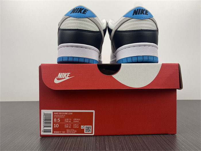 NK SB Dunk Low Laser Blue BQ6817-101 detail 5