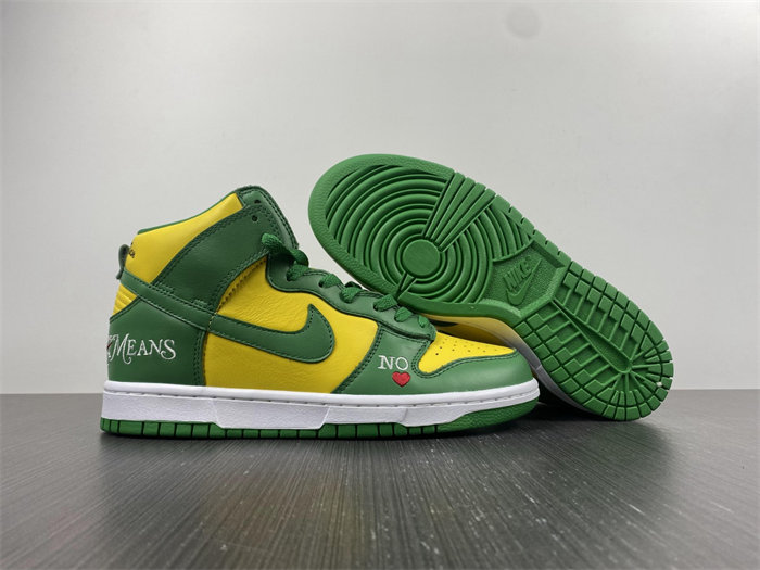 NK SB Dunk High Supreme By Any Means Brazil DN3741-700 detail 3