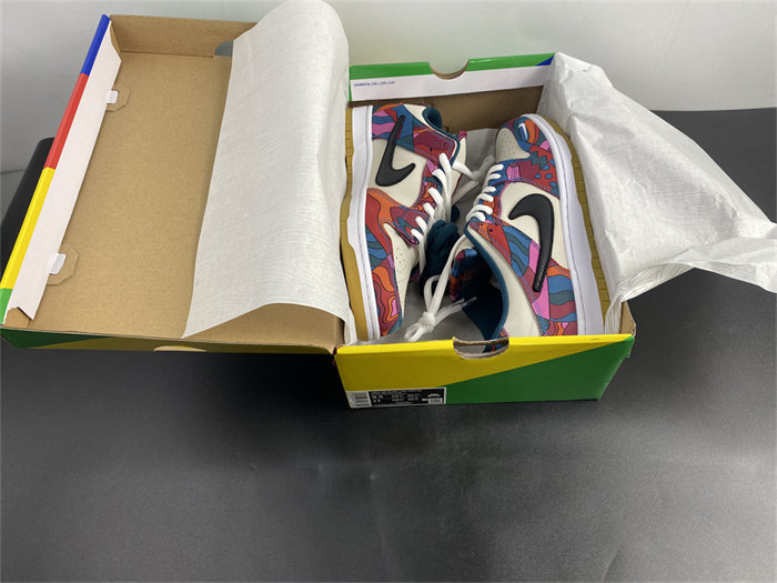 NK SB Dunk Low Pro Parra Abstract Art DH7695-600 detail 7