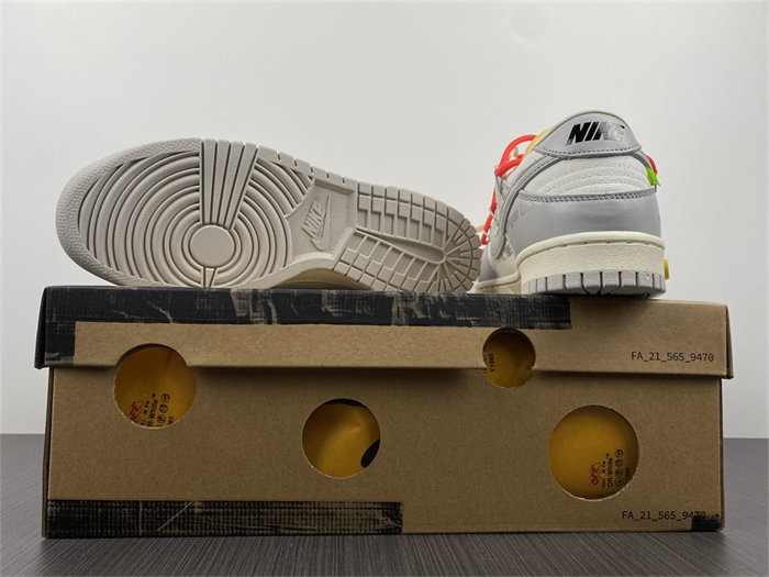 NK Dunk Low OW Lot 6 DJ1602-110 detail 6