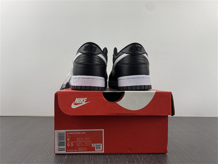 NK Dunk Low Black White DJ6188-002 detail 5