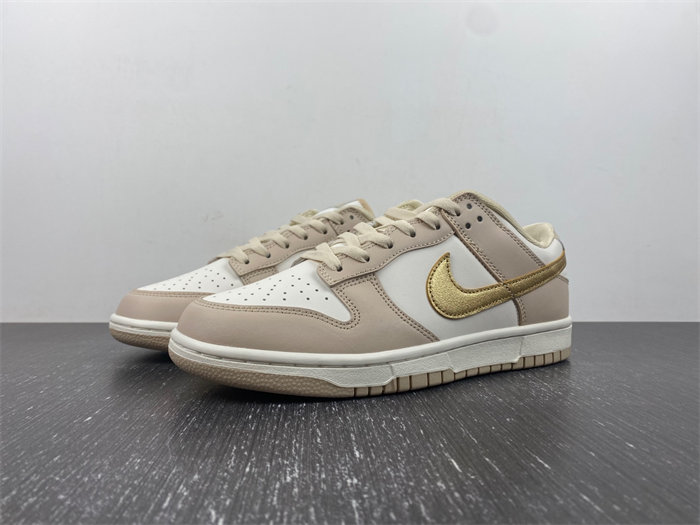NK Dunk Low Phantom Metallic Gold DX5930-001 detail 7