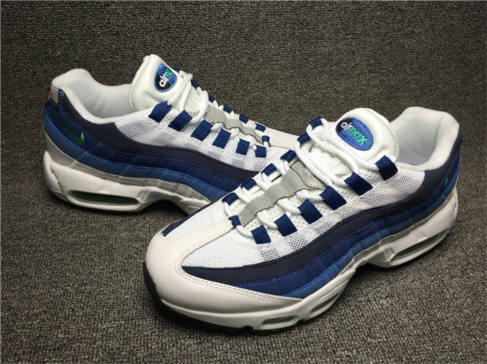 NK Air Max 95 White Slate Blue 554970-131 detail 4