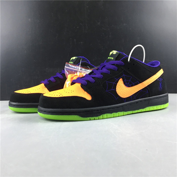 NK SB Dunk Low Night of Mischief Halloween BQ6817-006
