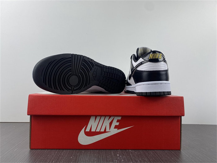 NK Dunk Low World Champs Black White DR9511-100 detail 6