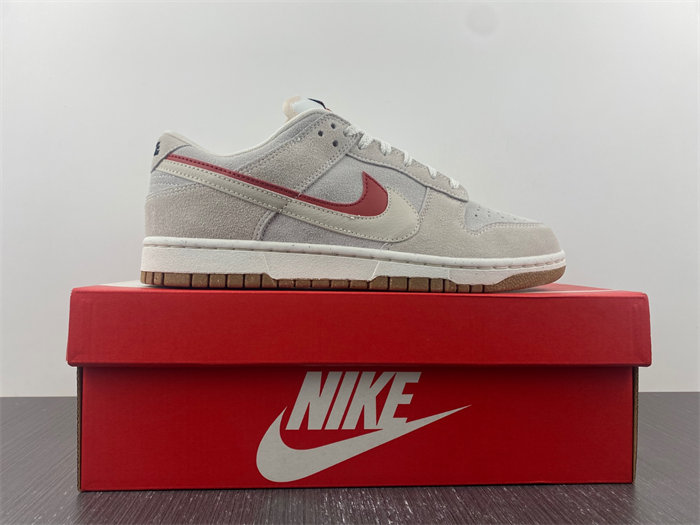 NK Dunk Low SE 85 Double Swoosh Sail Orange DO9457-100 detail 4
