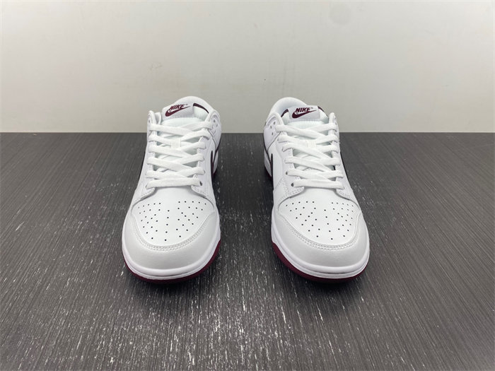 NK Dunk Low Retro White Night Maroon dv0831-102 detail 6