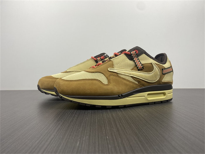 NK Air Max 1 Travis Scott Cactus Jack Wheat Lemon Drop