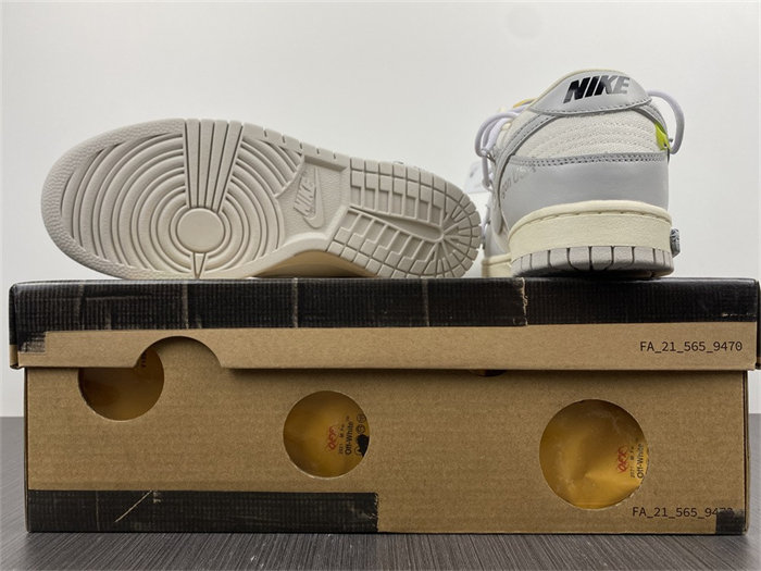 NK Dunk Low OW Lot 49 DM1602-123 detail 6