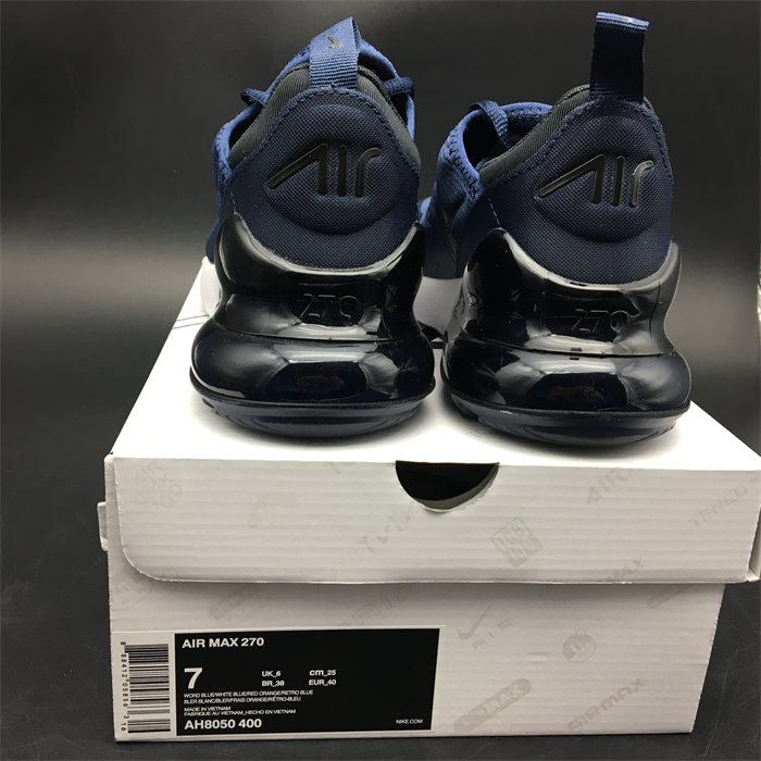 NK Air Max 270 Midnight Navy AH8050-400 detail 5