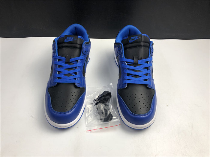 NK Dunk Low Retro Black Hyper Cobalt DD1391-001 detail 4