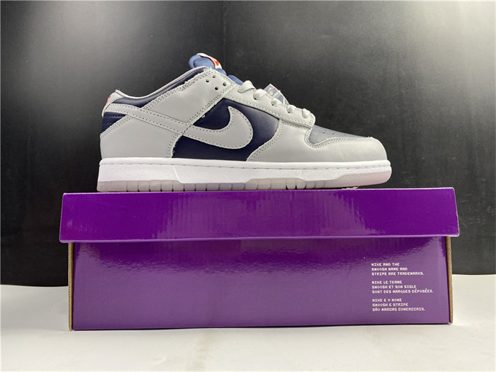 NK Dunk Low College Navy Grey DD1768-400 detail 7