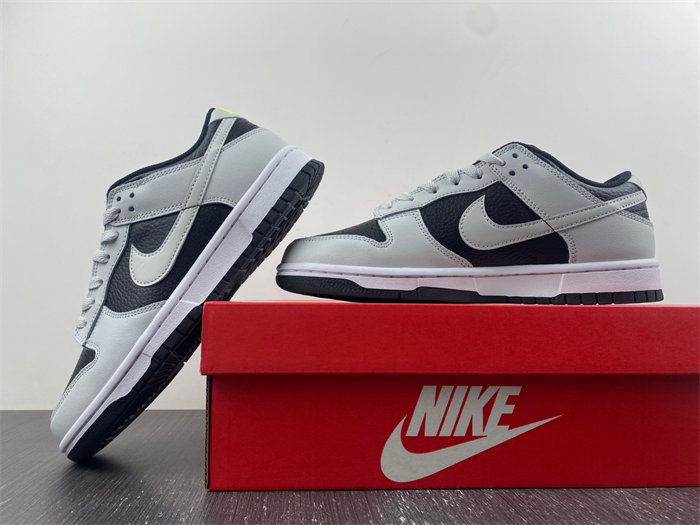 NK Dunk Low Grey Panda Volt FD9756-001 detail 2