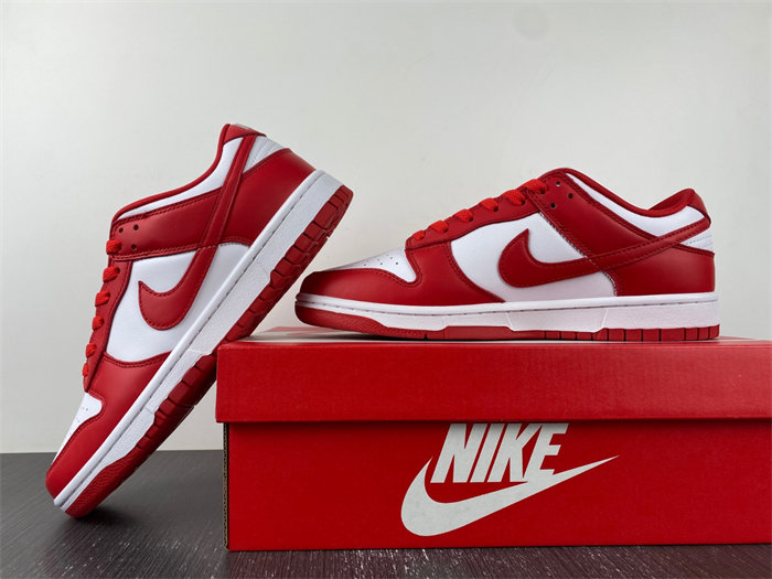 NK Dunk Low University Red CU1727-100 detail 2