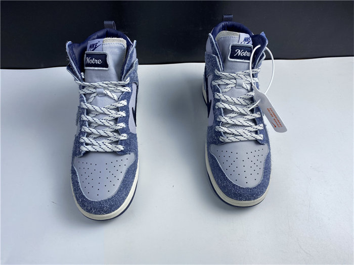 NK Dunk High AB Notre Midnight Navy CW3092 -400 detail 4